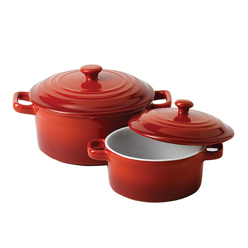 Casserole with Lid Red - 35-55-746