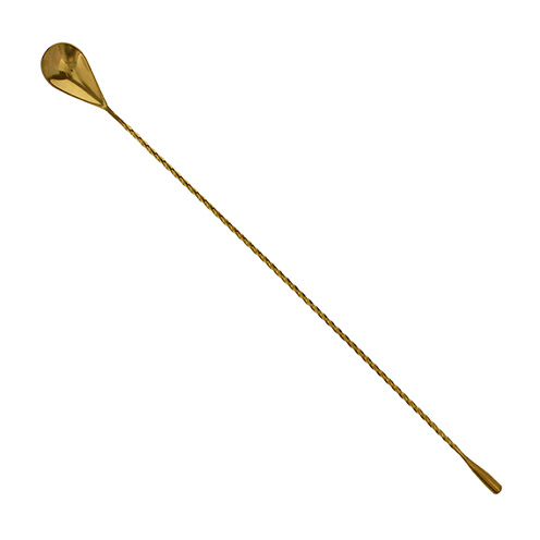 Twisted Gold Plated Bar Spoon - 45-34-112