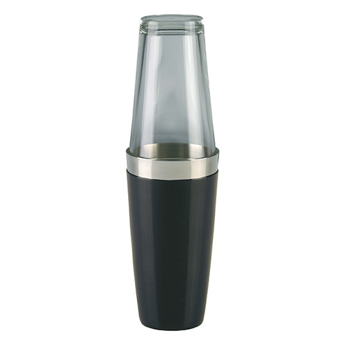 Cocktail Shaker Black Vinyl Coated* (glass not included) - 45-85-139