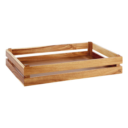 Superbox GN 1/1 Acacia Wood (Oak)  55.5 x 35xcm - 11620 (Pack of 1)