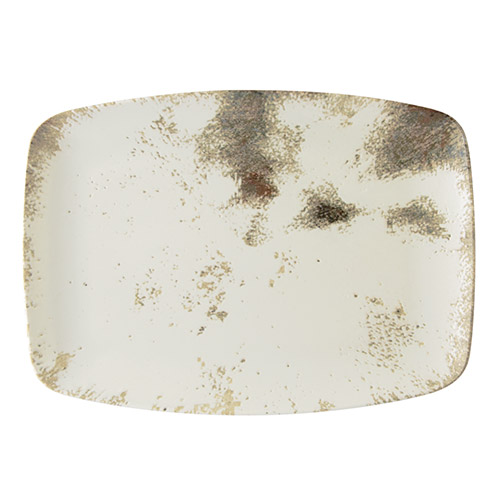 Sand Rectangular Plate 27 x 19.5cm - 118427SA (Pack of 6)