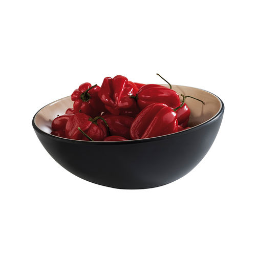 Frida Lock Melamine Bowl (Black) 25cm - 84923 (Pack of 1)