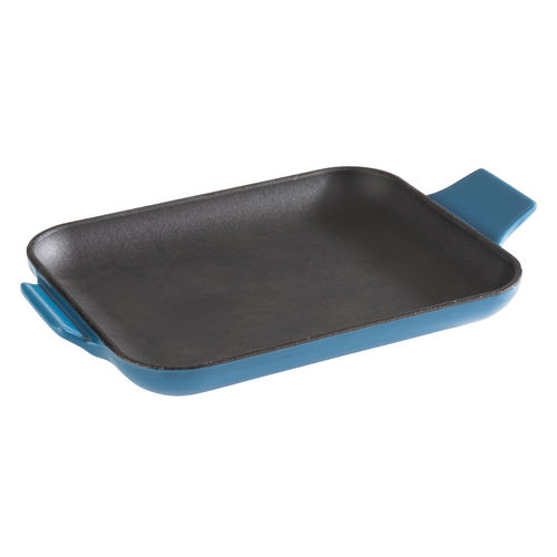 Cast Iron Serving Pan (Blue) 16 x 13cm / 6.3 x 5.1