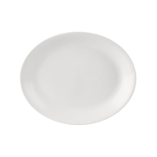 Simply Tableware 24.5 x 19cm Oval Plate - EC0008 (Pack of 6)