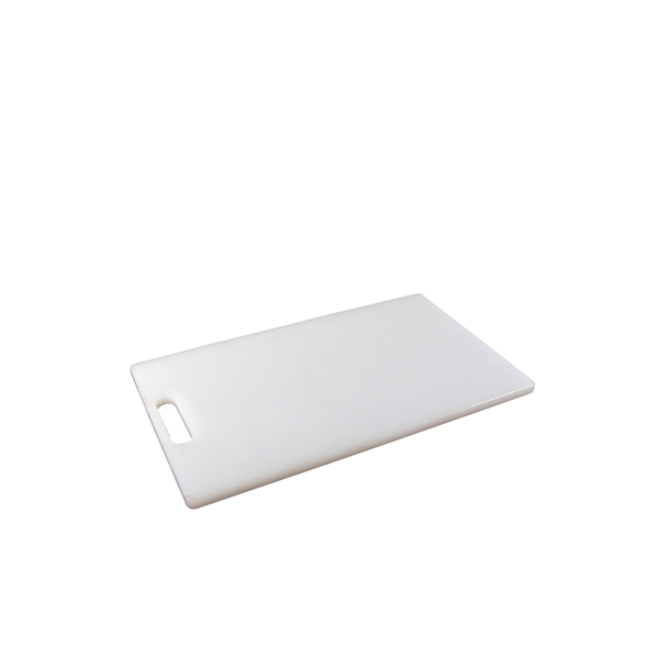 GenWare White Low Density Chopping Board 10 x 6 x 0.5