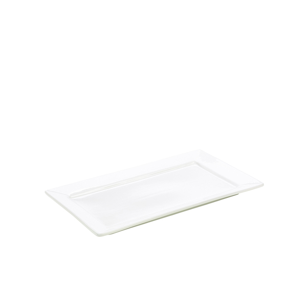 Genware Porcelain Rectangular Plate 33 x 24.5cm/13 x 9.6