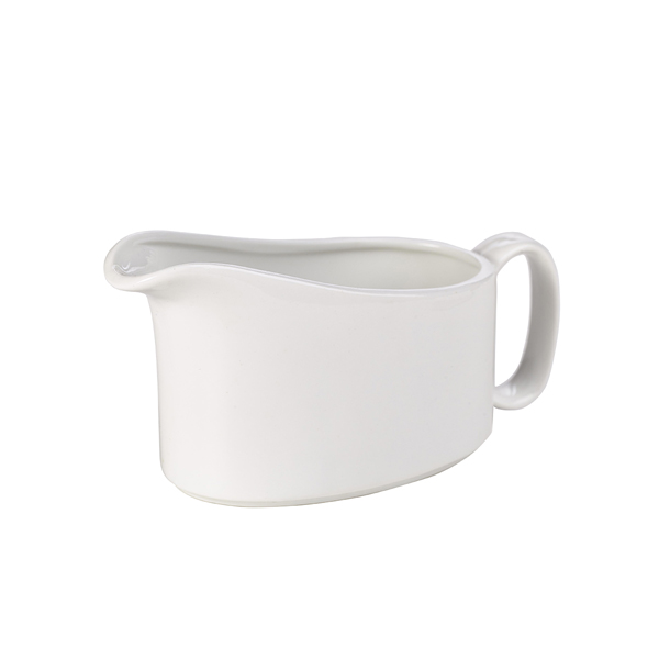 Genware Porcelain Sauce Boat 20cl/7oz - 307514 (Pack of 6)