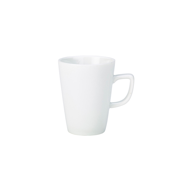 Genware Porcelain Conical Coffee Mug 22cl/7.75oz - 322122 (Pack of 6)