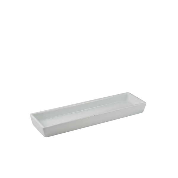 Genware Porcelain Rectangular Dish Holder 28 x 8cm/11 x 3.25