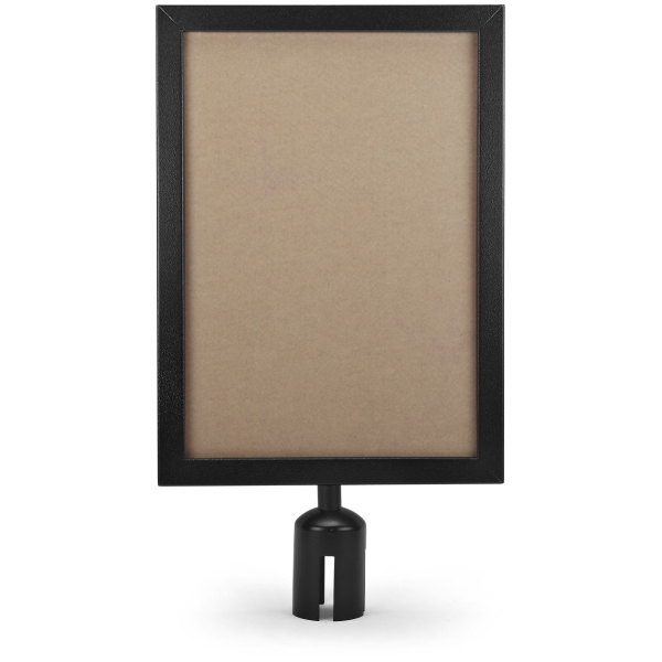 GenWare Black Barrier Post A4 Poster Frame - BP-PFA4BK