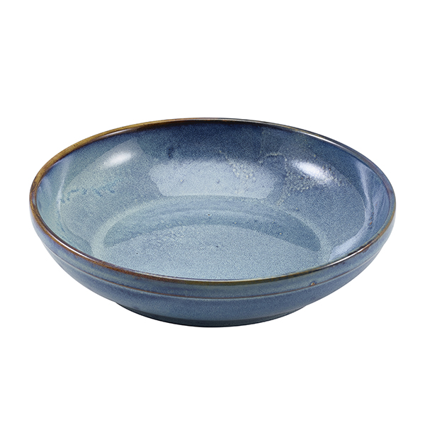 Terra Porcelain Aqua Blue Coupe Bowl 27.5cm - CB-PBL27 (Pack of 6)