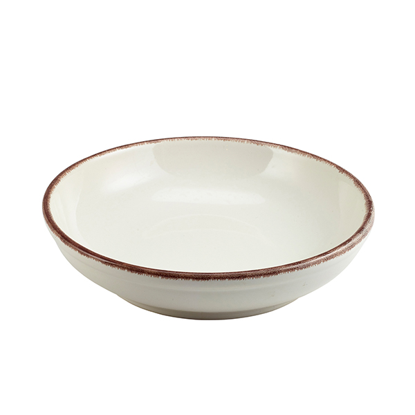 Terra Stoneware Sereno Brown Coupe Bowl 23cm - CB-SBR23 (Pack of 6)