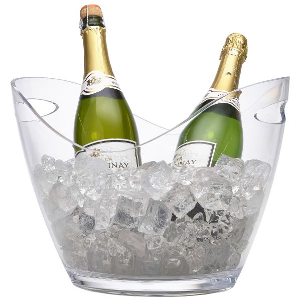 Clear Plastic Champagne Bucket Large - PCB-L | Leeds, York & UK | HotelWare