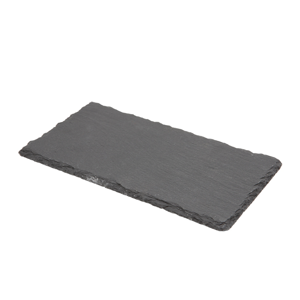 Genware Natural Edge Slate Platter 30 X 20cm - SLTN-3020 (Pack of 6)