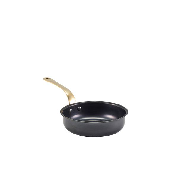 GenWare Black Vintage Steel Mini Fry Pan 13.5 x 3.75cm - SMF13BKV (Pack of 6)