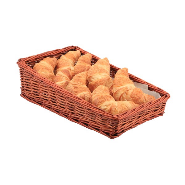 Wicker Display Basket 40X25X12cm - 6cm Front - WDB-4025S