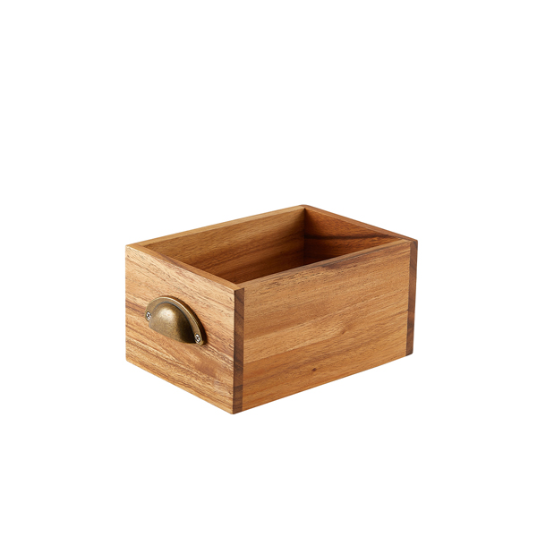 GenWare Acacia Wood Display Drawer 21.5 x 15 x 11cm - WDD-2115 (Pack of 1)