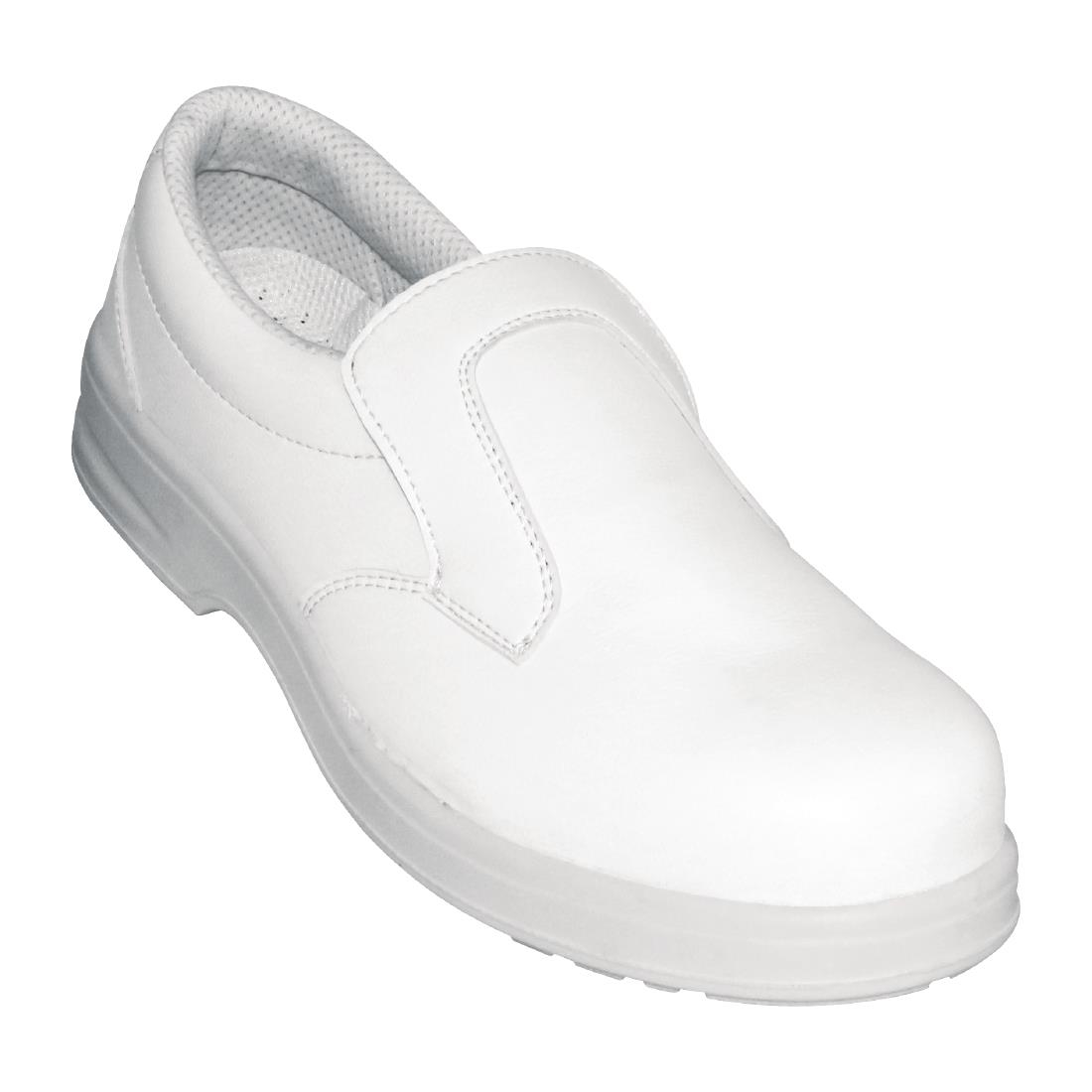 Slipbuster Lite Unisex Safety Slip On White Size 37