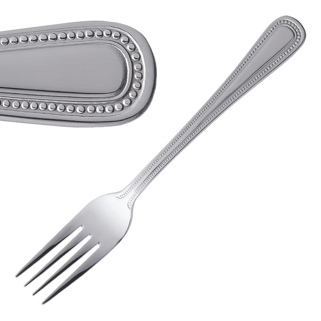 Olympia Bead Dessert Fork (Pack of 12)