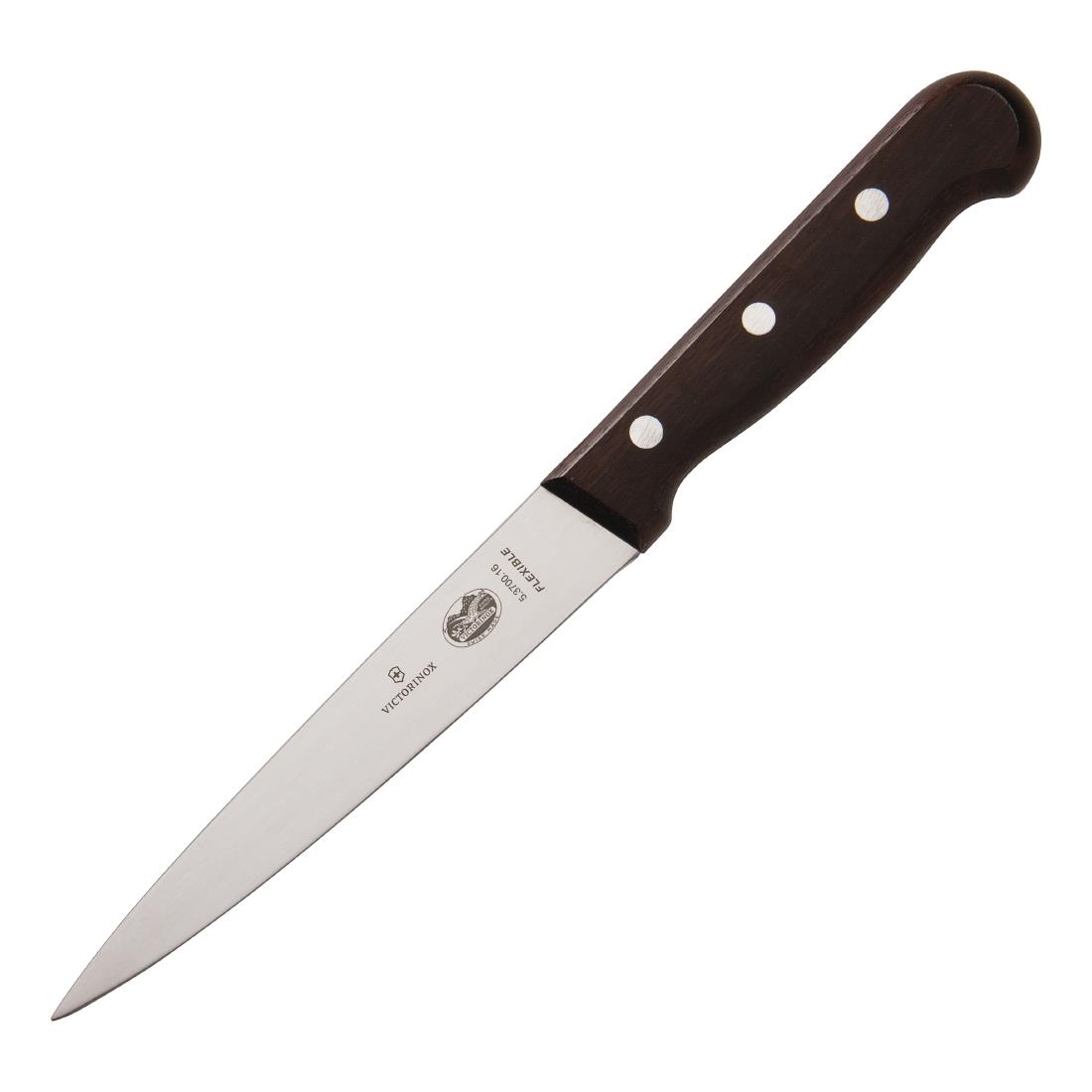 Victorinox Wooden Handled Filleting Knife 16cm