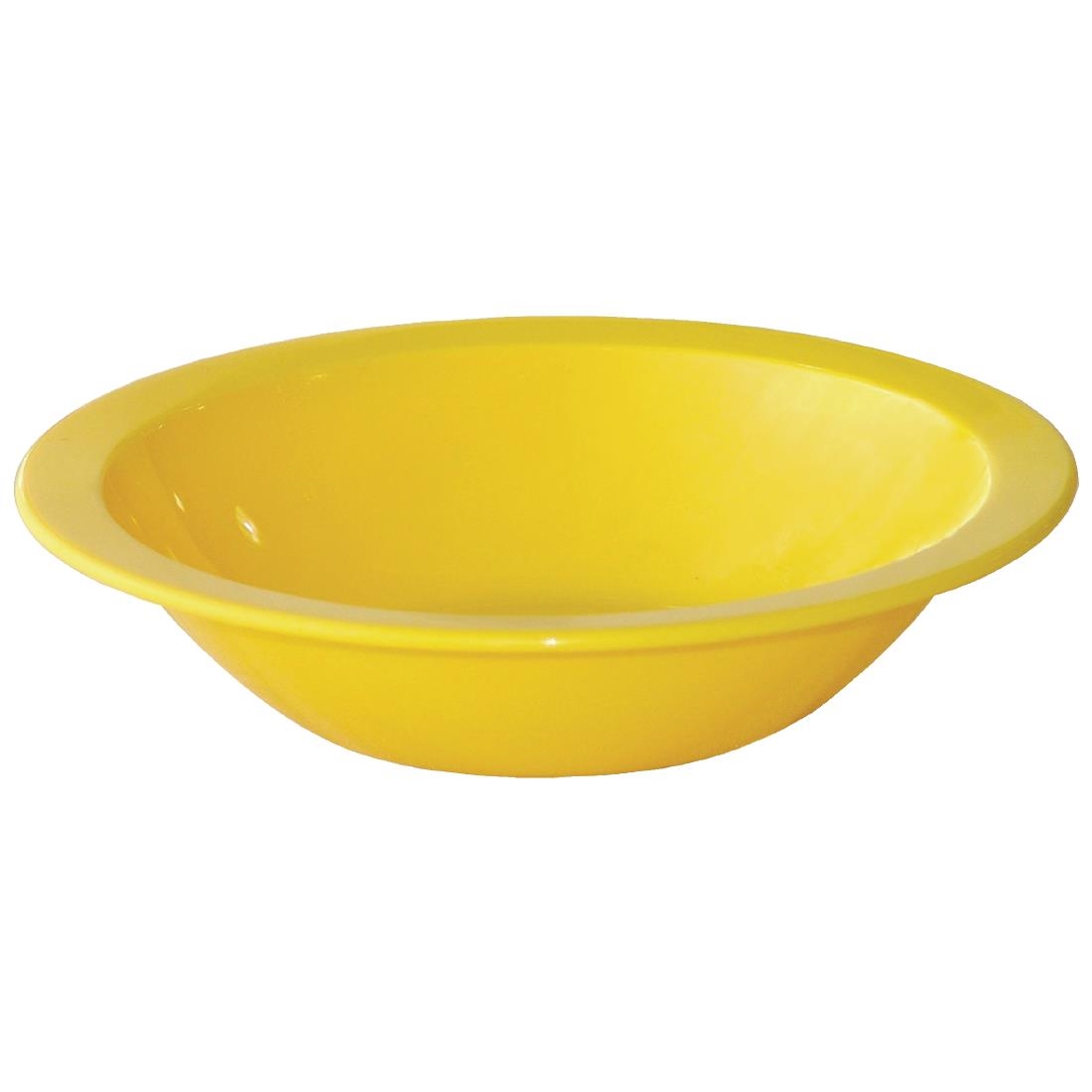 Olympia Kristallon Polycarbonate Bowls Yellow 172mm (Pack of 12)