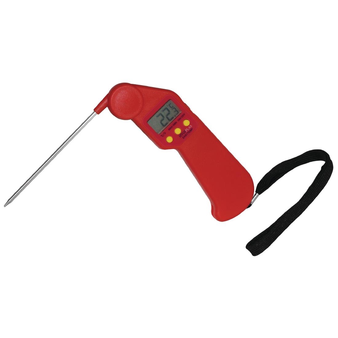 Hygiplas Easytemp Colour Coded Red Thermometer