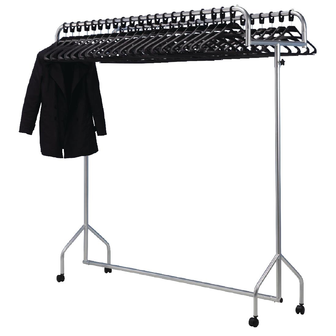 Twin Top Steel Garment Rail