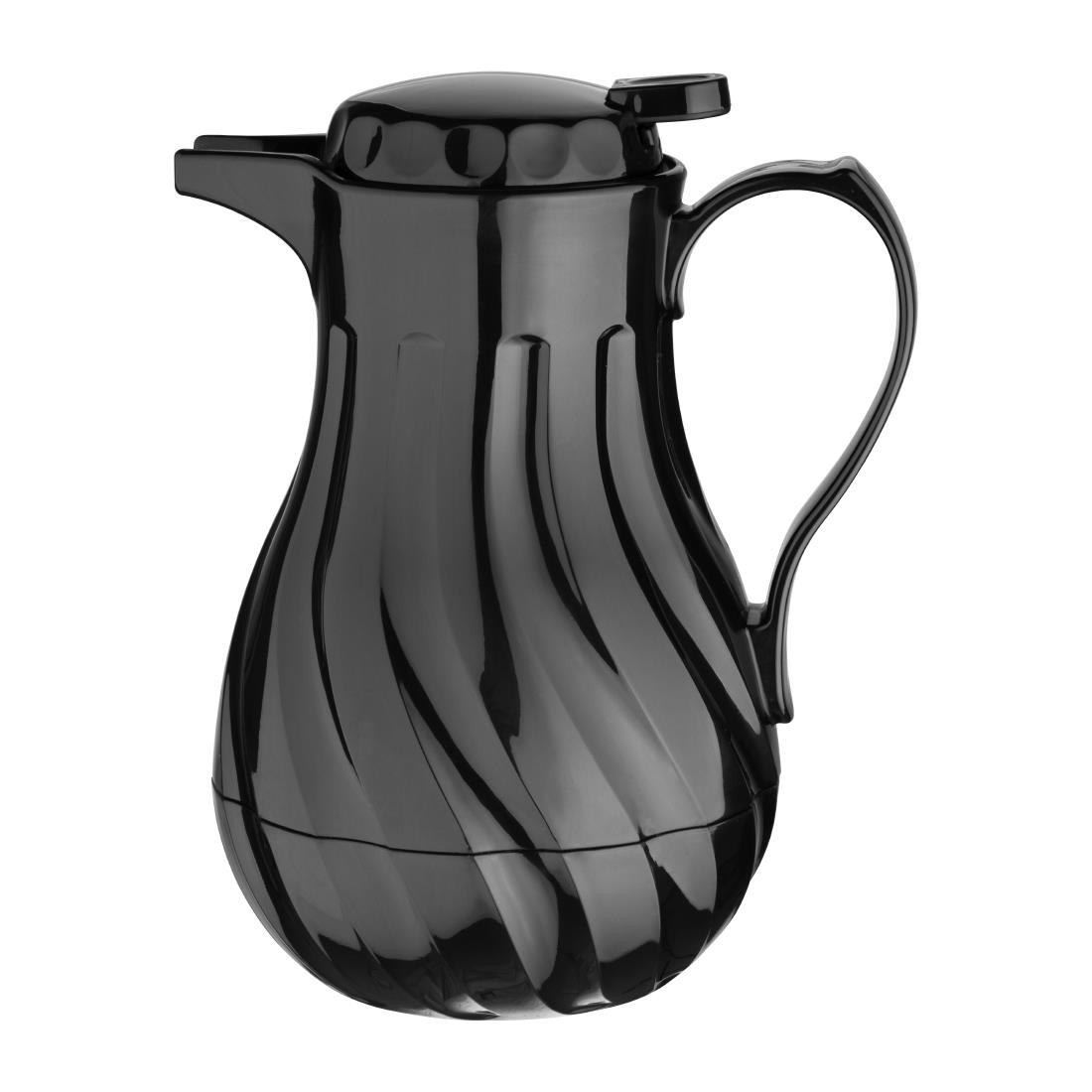 Olympia Insulated Swirl Jug Black 0.5Ltr