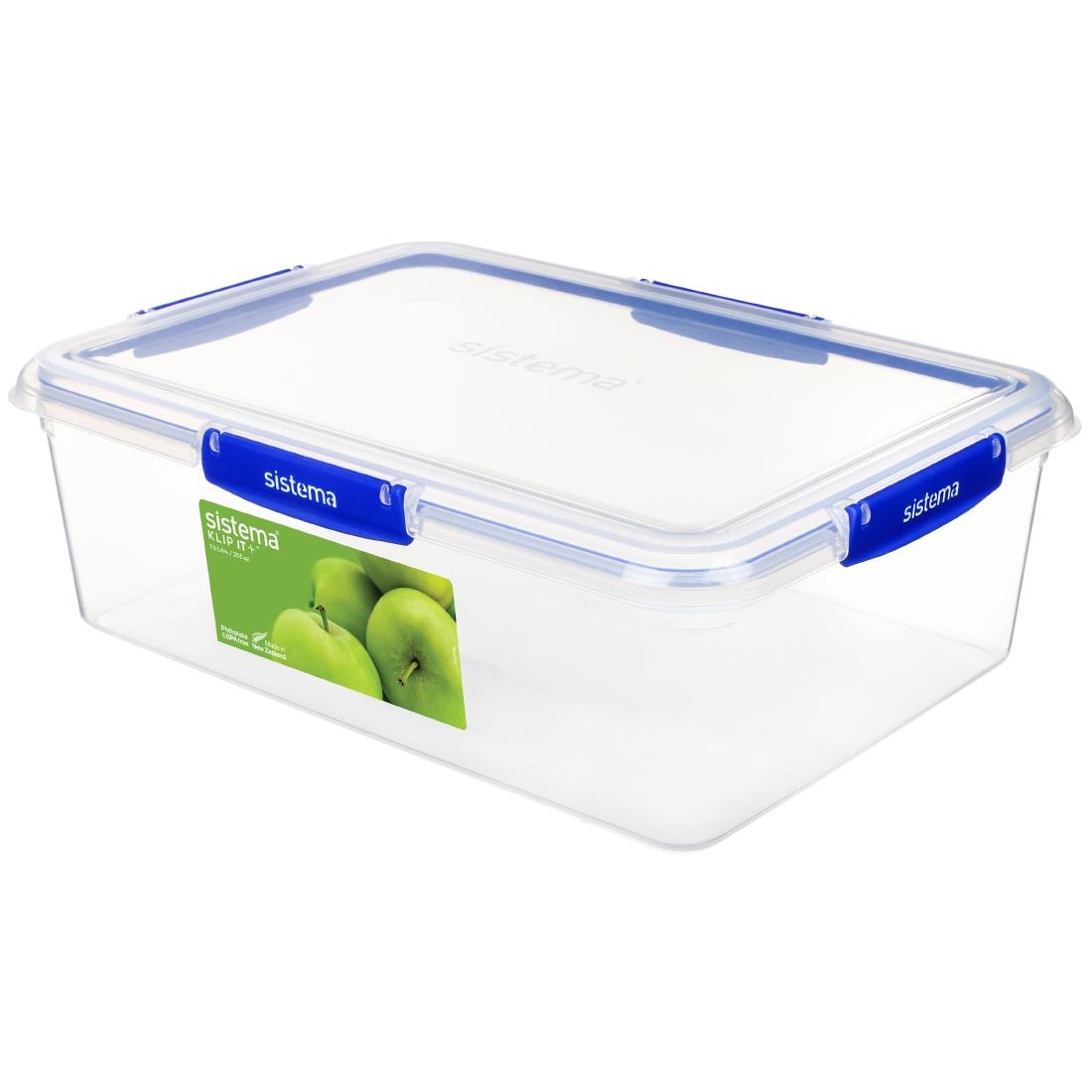 Sistema Rectangle Klip It Plus Food Storage Container 7.5Ltr