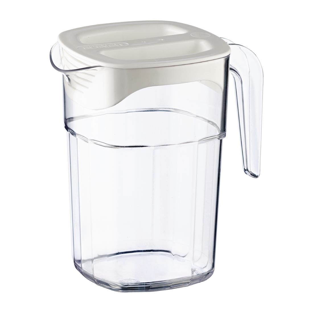 Araven White Polycarbonate Jug - 1.4Ltr 47oz