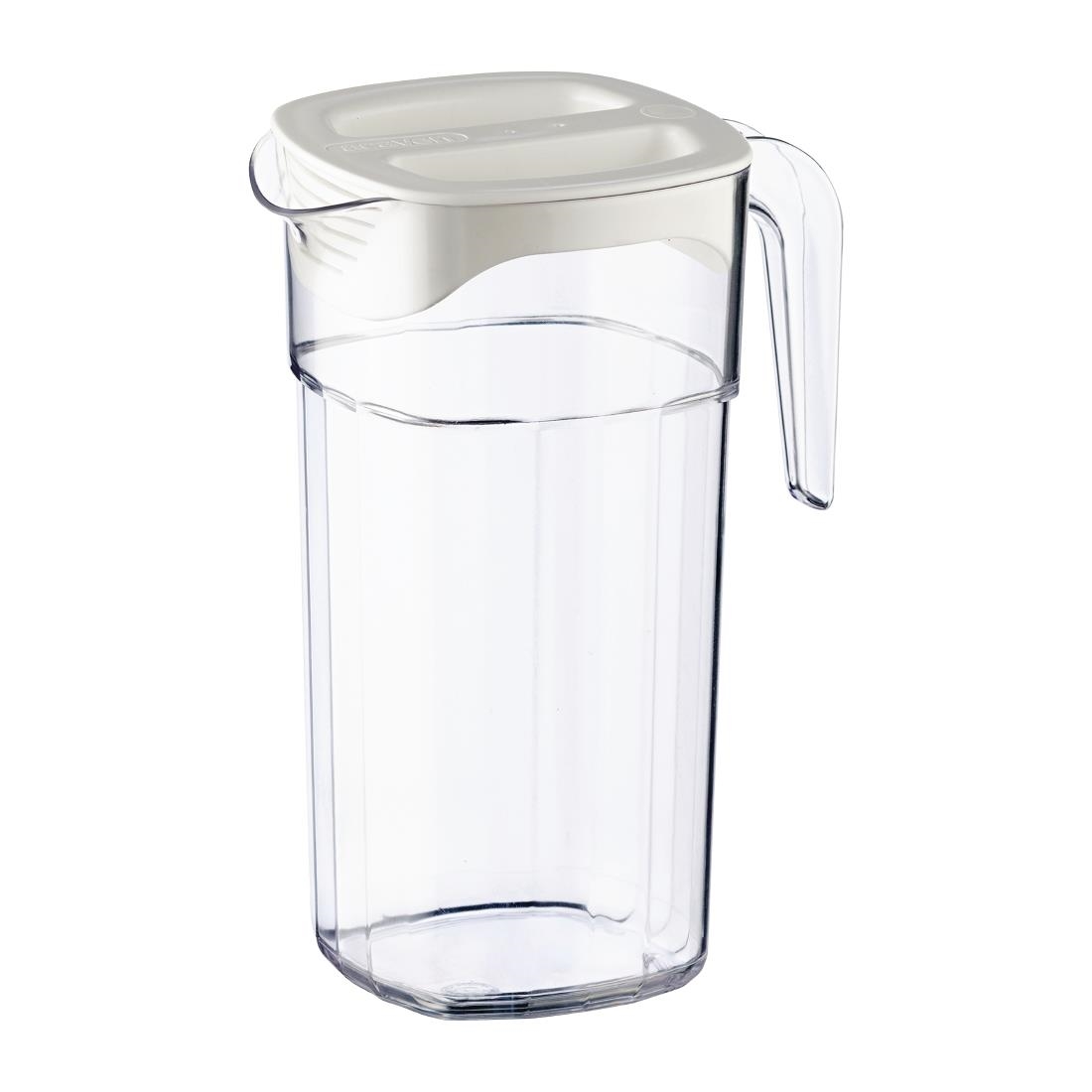 Araven White Polycarbonate Jug - 1.8Ltr 61oz