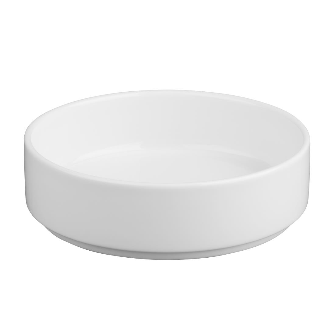 Olympia Whiteware Flat Walled Bowl - 152mm 6