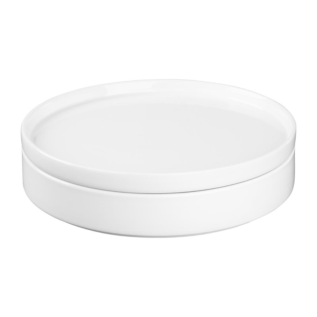 Olympia Whiteware Flat Walled Bowl - 270mm 10 2/3