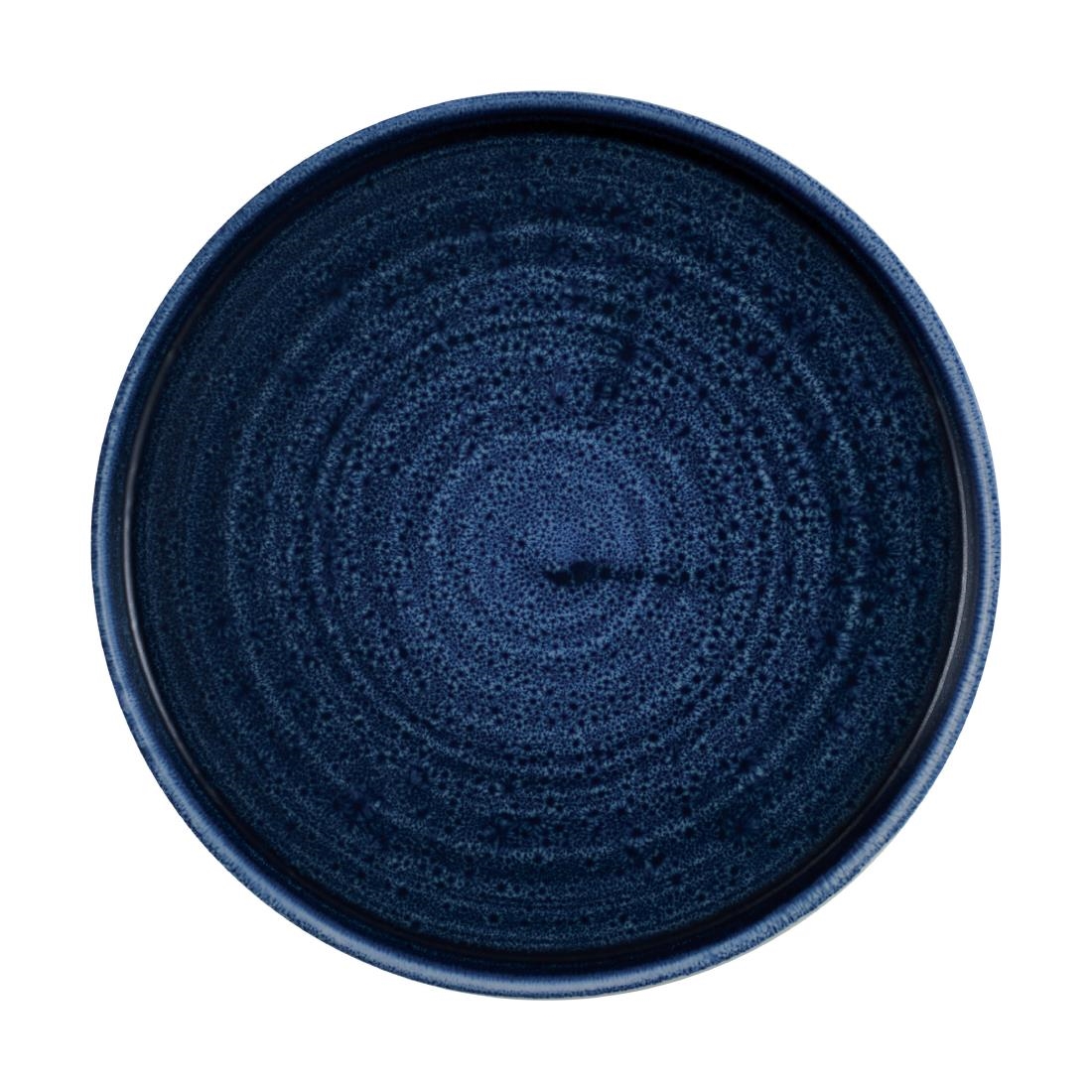 Churchill Stonecast Plume Walled Plates Ultramarine 220mm (Pack of 6)