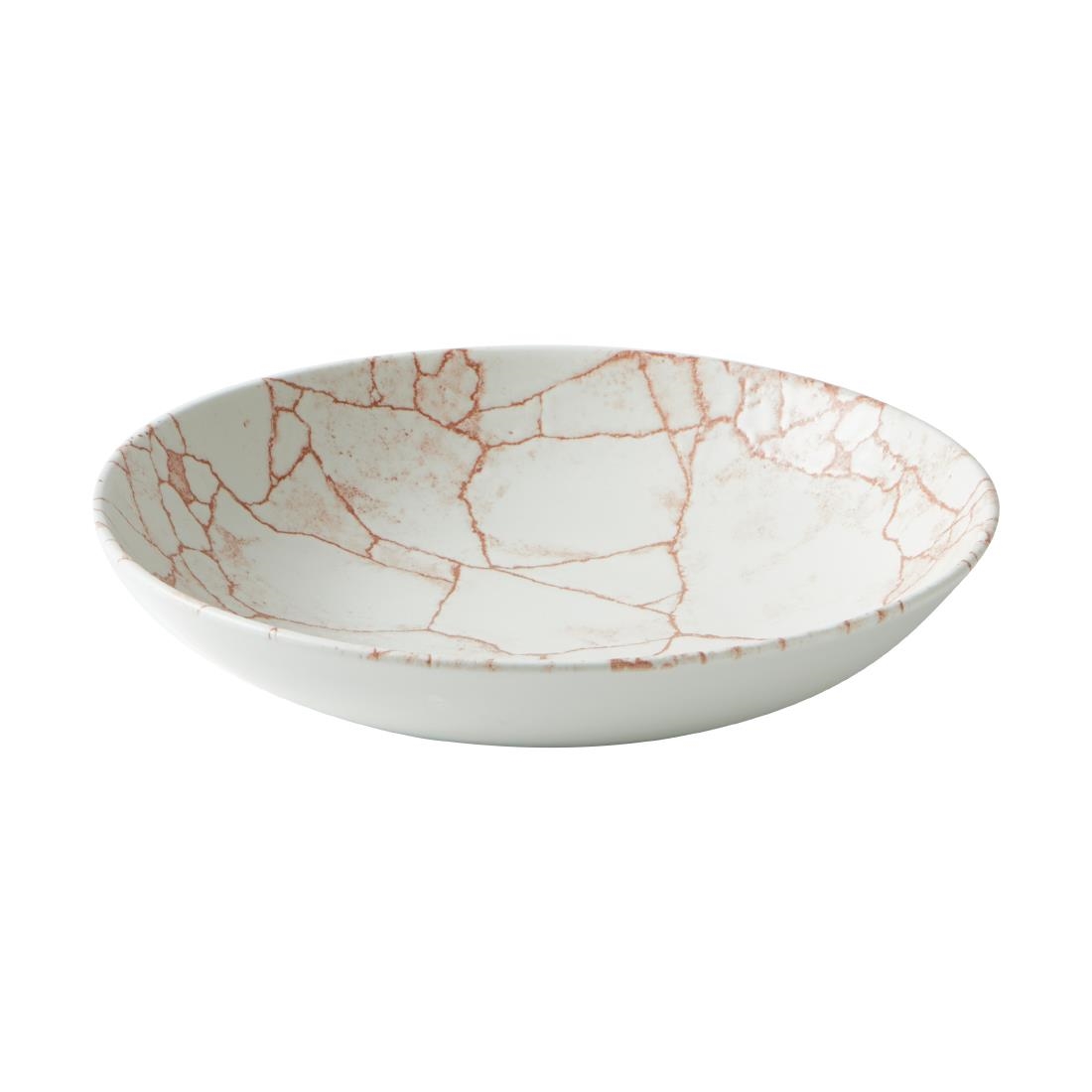 Churchill Studio Prints Kintsugi Evolve Coupe Bowls Coral 248mm (Pack of 12)