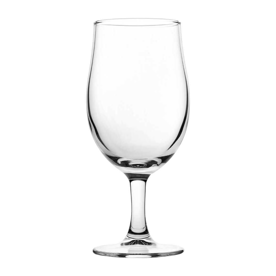 Utopia Nucleated Toughened Draught Beer Glasses 280ml CE Marked (Pack of 12)