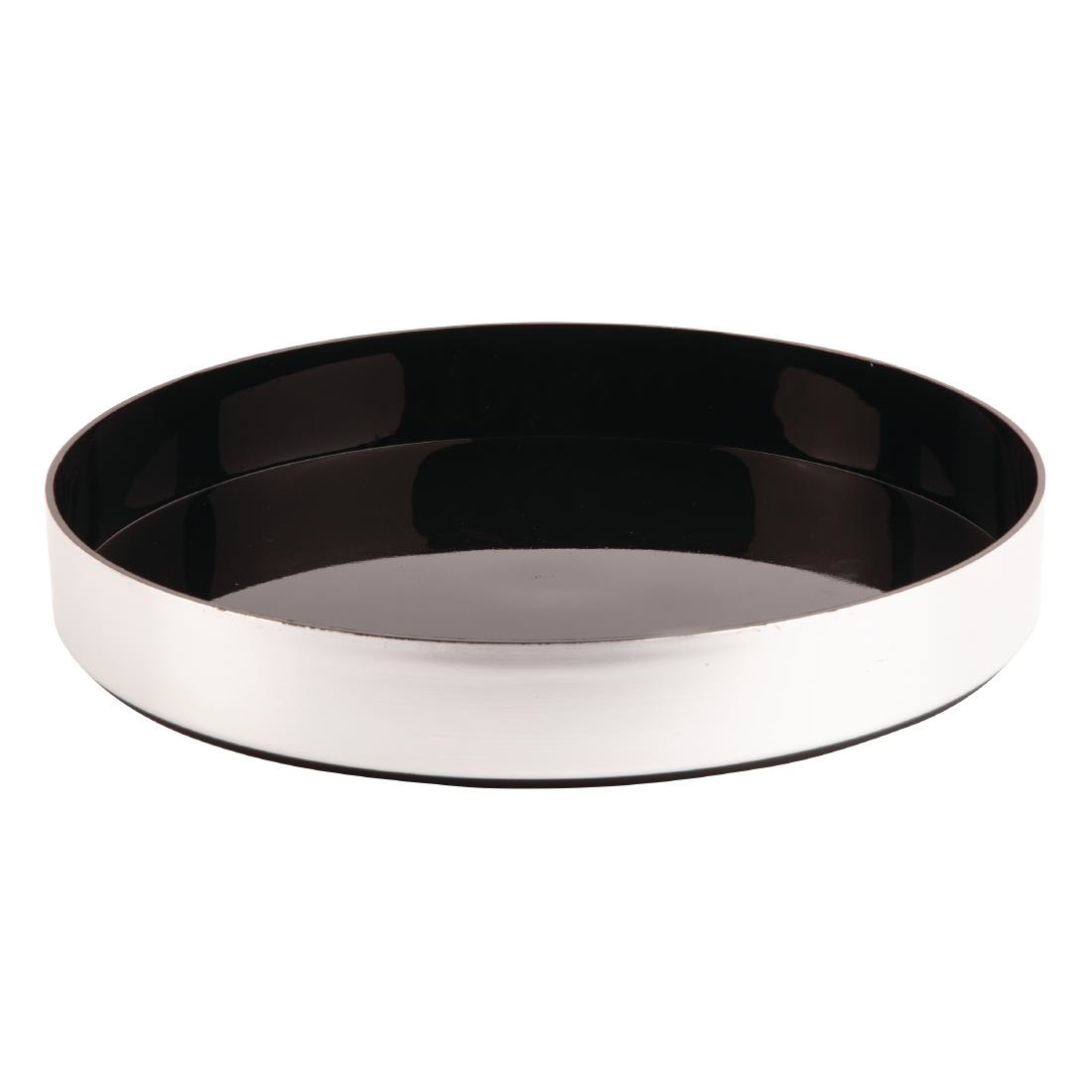 Olympia Aluminium Round Non-Slip Drinks Tray 330mm