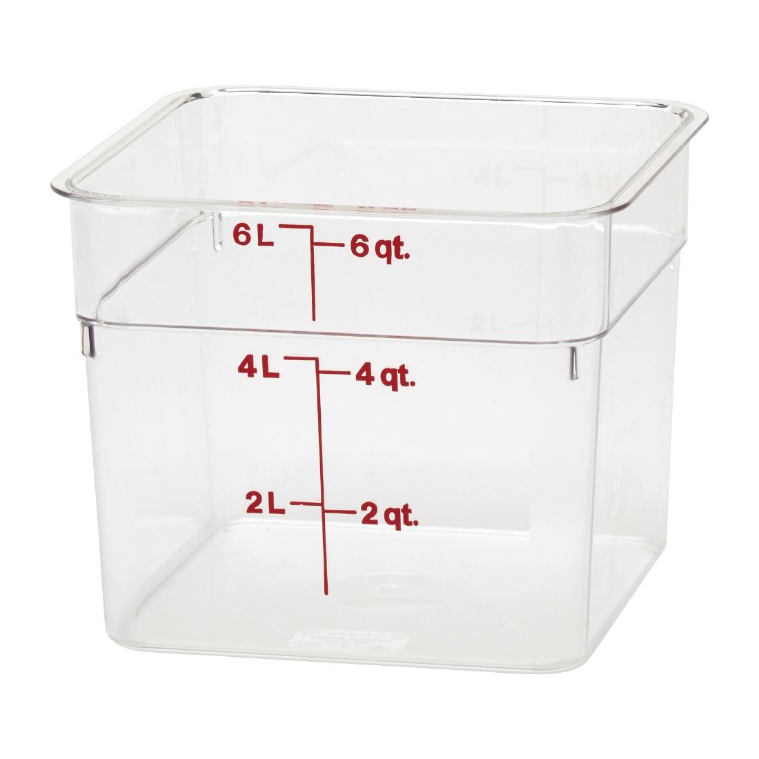 Cambro Square Polycarbonate Food Storage Container 5.7 Ltr