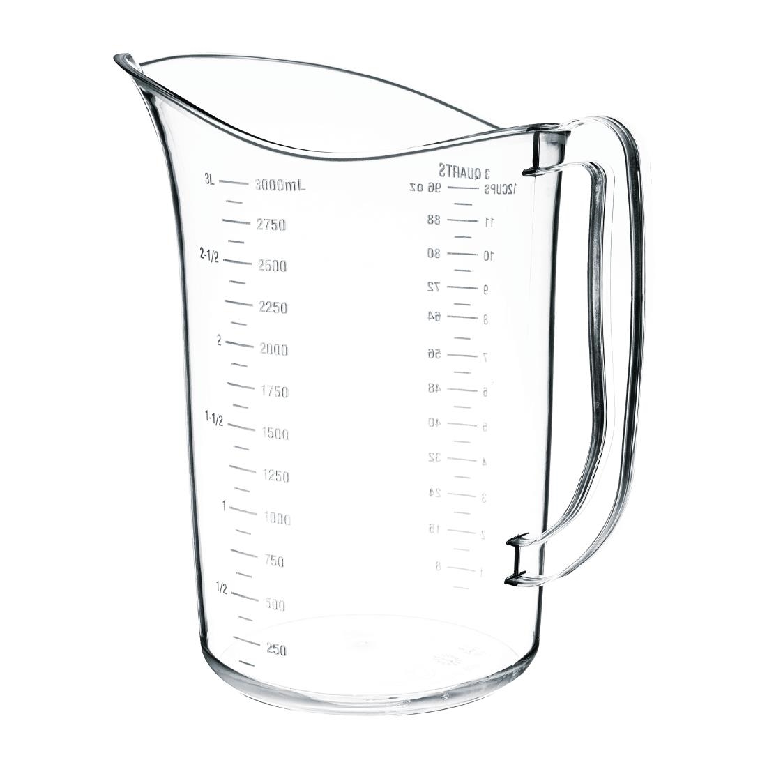 Vogue Polycarbonate Measuring Jug 3Ltr