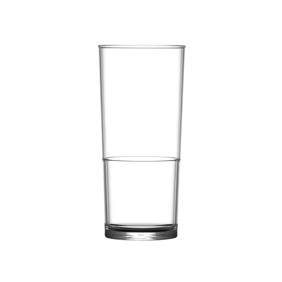 BBP Polycarbonate Hi Ball In2Stax Glasses Half Pint (Pack of 48)