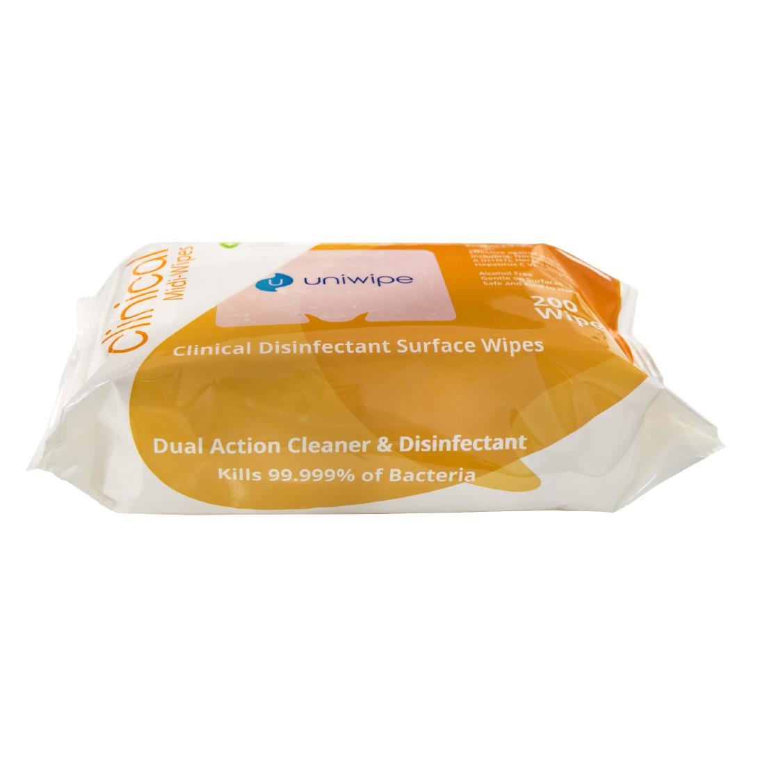 Uniwipe Clinical Disinfectant Surface Wipes (Pack of 200)