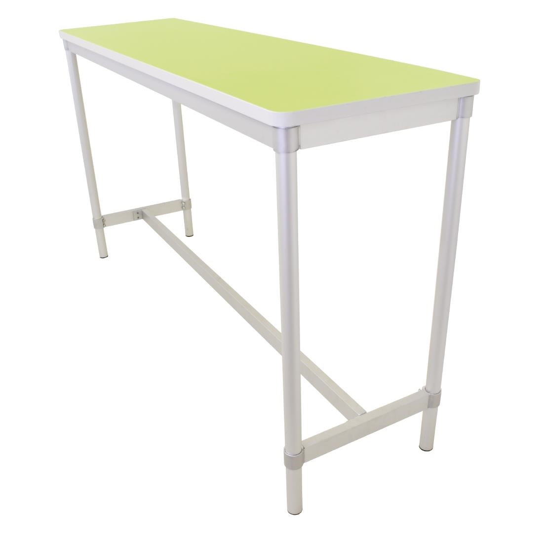 Gopak Enviro Indoor Bright Green Rectangle Poseur Table 1800mm