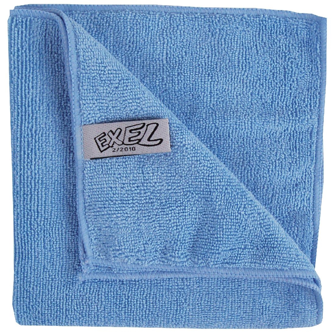 Jantex Microfibre Cloths Blue (Pack of 5)