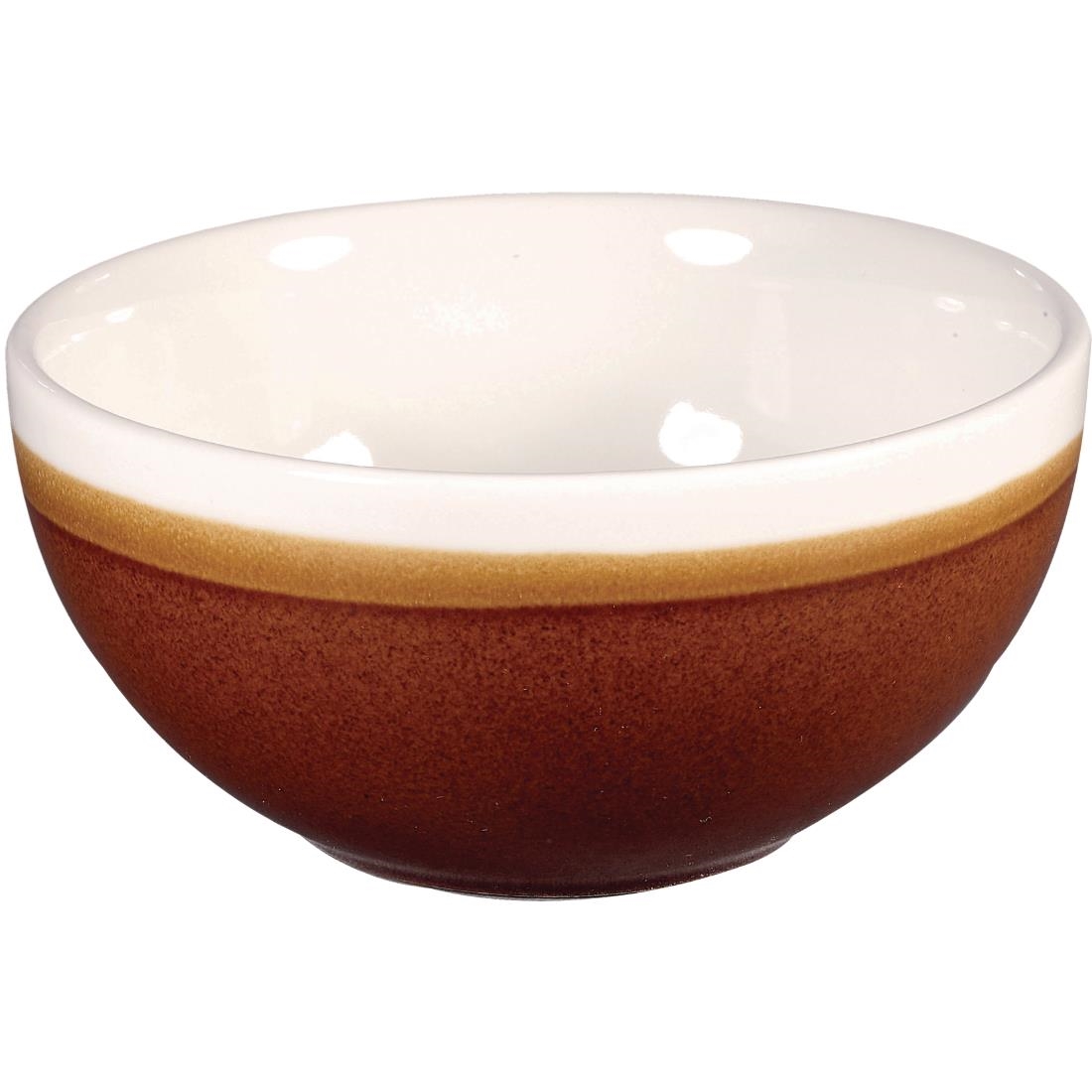 Churchill Monochrome Soup Bowl Cinnamon Brown 455ml (Pack of 12)