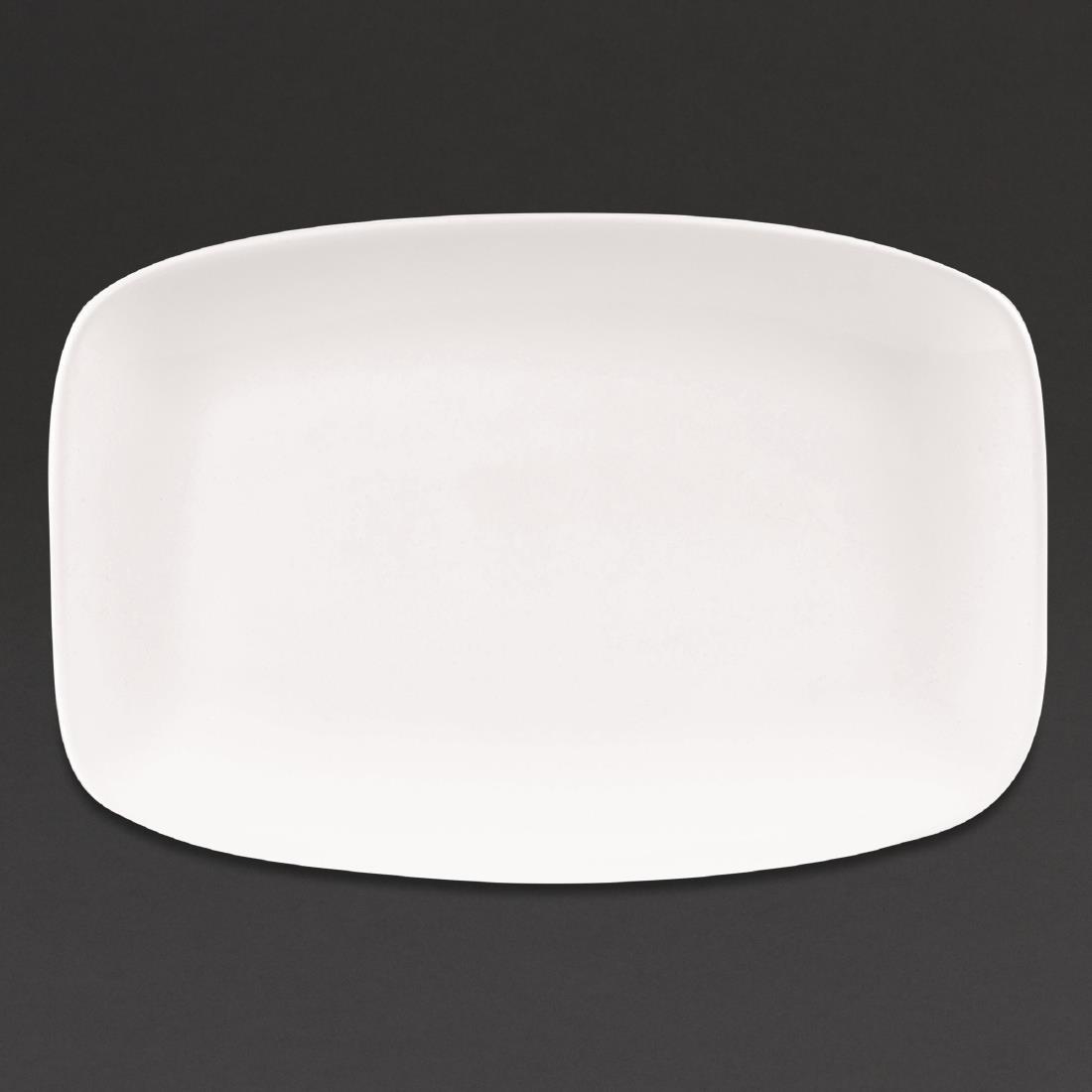 Churchill X Squared Oblong Plates White 199 x 300mm (Pack of 6)