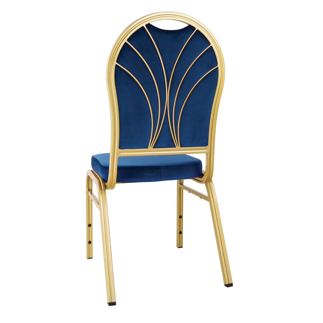 Bolero Regal Banquet Chairs Sapphire (Pack of 4)