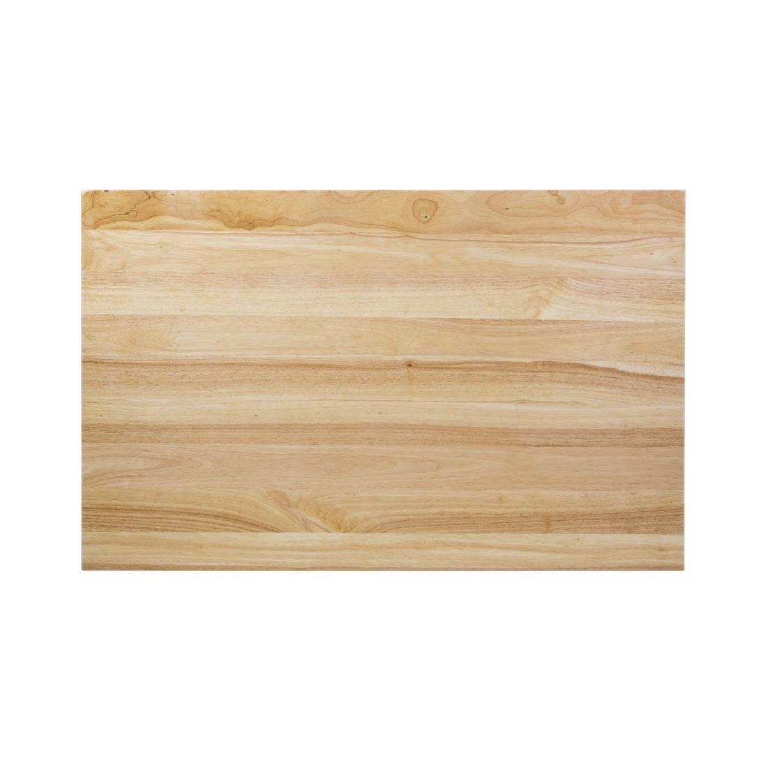 Bolero Pre-drilled Rectangular Table Top Natural 1100 x 700mm