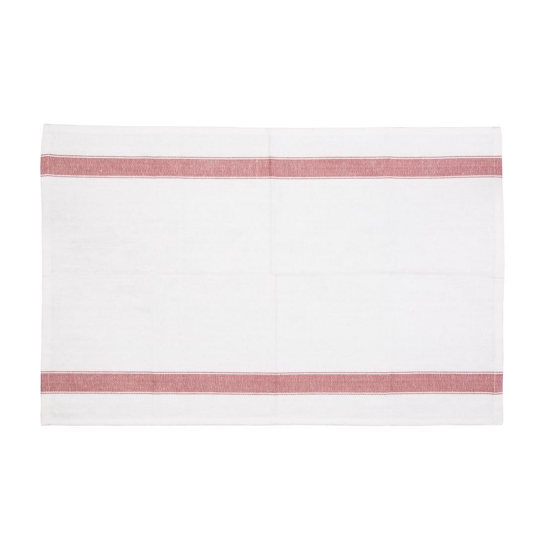 Vogue Heavy Tea Towel Red