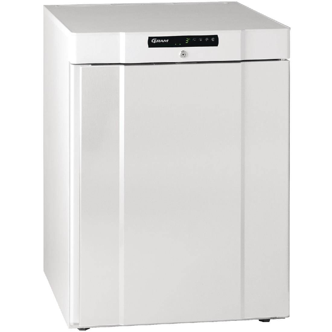 Gram Compact 1 Door 128Ltr Undercounter Freezer F220 LG 2W