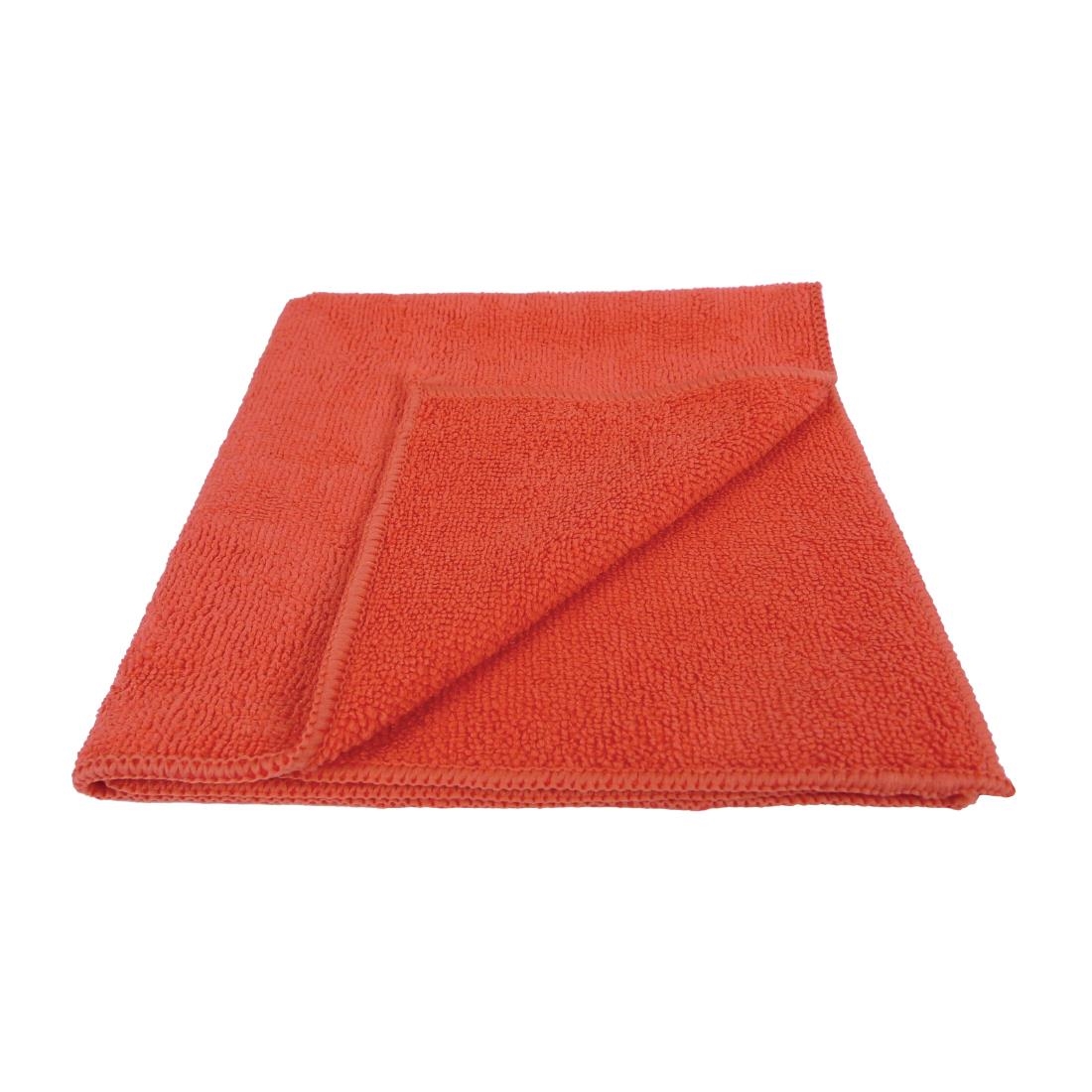 EcoTech Microfibre Cloths Red (Pack of 10)